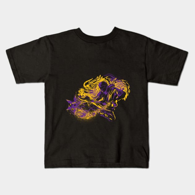 Modern Ninja Kids T-Shirt by bobygates